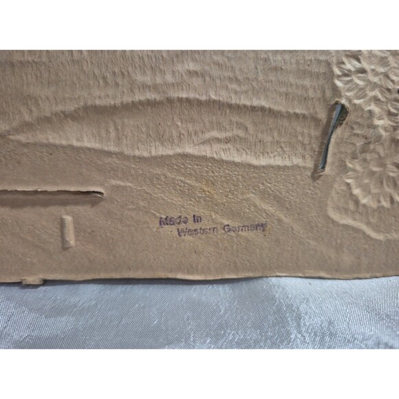 12" Large Antique German Valentine's Day Wall Decor Bird Heart Sealed Envelope - Picture 15 of 16